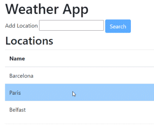 Step 5 - Selecting Current Location